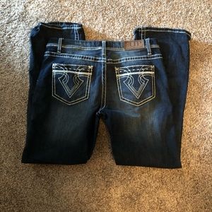 Cowgirl Up denim bootcut jeans size 33/34